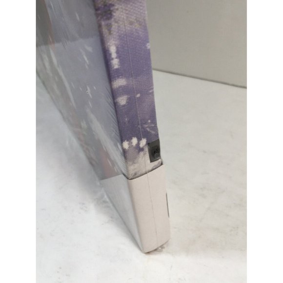 Snowy Barn Fence Cardinal Lighted LED Canvas Picture Art Home Timer 17 x 13.75 - Picture 3 of 4